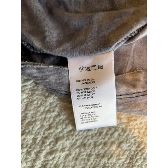 Urban Outfitters Tie Dye Tunic Top Black Gray Oversized Boho Grunge Loose Fit M - Picture 8 of 10